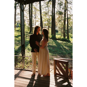 Rhythm Classic Shirred Midi Dress - Oat