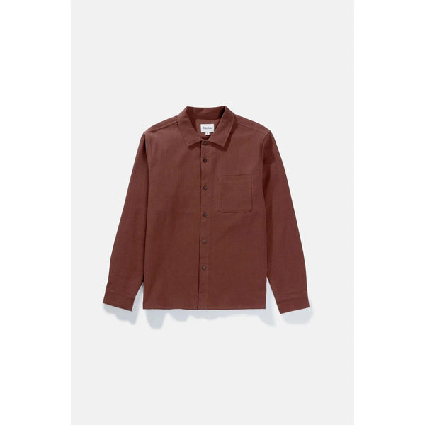 Rhythm Textured Longsleeved Shirt - Clay