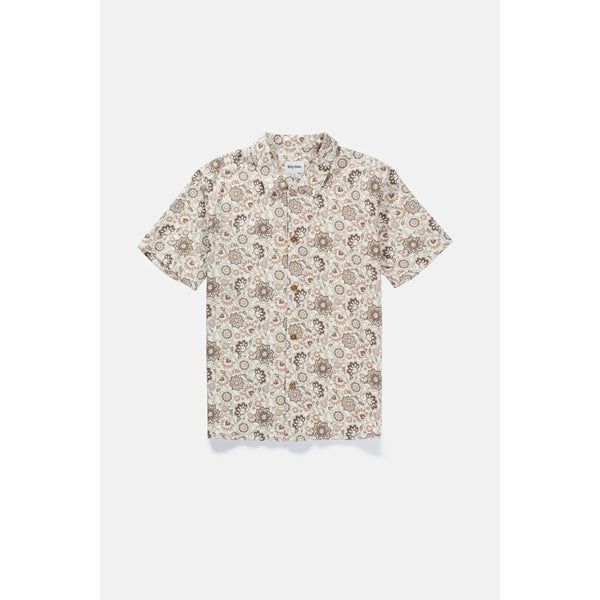 Rhythm Raya Paisley Short Sleeved Shirt - Natural