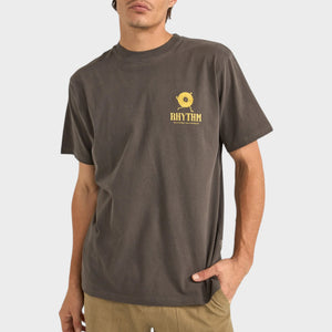 Rhythm Record Vintage Short Sleeve  T-Shirt - Black