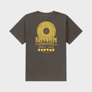 Rhythm Record Vintage Short Sleeve  T-Shirt - Black