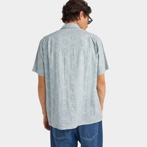 Rhythm Vera Short Sleeve Shirt - Sky