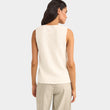 Load image into Gallery viewer, Rhythm Adele Longline Knit Vest - White