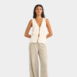 Load image into Gallery viewer, Rhythm Adele Longline Knit Vest - White