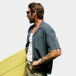 Load image into Gallery viewer, Rhythm Relaxed Texture Short Sleeve Shirt - Teal