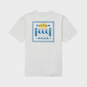 Rhythm Men's Natural Vibrations Vintage Short sleeve T-Shirt - Stone