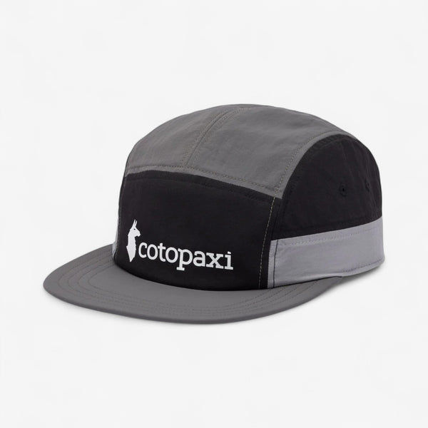 Cotopaxi Tech 5-Panel Hat - Black/Cinder