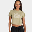 Load image into Gallery viewer, Rhythm Women's Beach Comber Crop Crew Tee - Ivy
