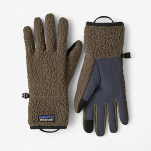 Patagonia Retro Pile Fleece Gloves - Marlow Brown