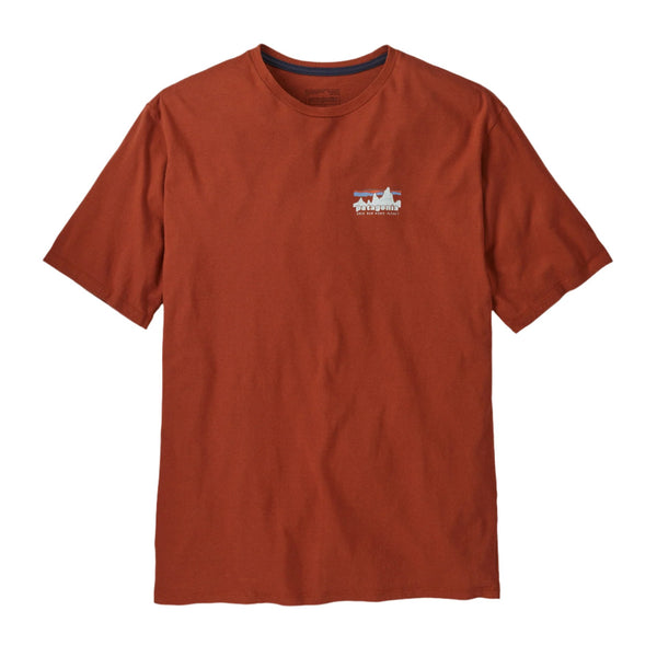 Patagonia Men's '73 Skyline Organic Tee - Burnished Red