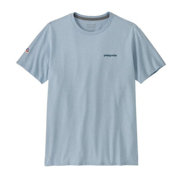 Patagonia Fitz Roy Icon Responsibili-Tee® - Fleck Blue