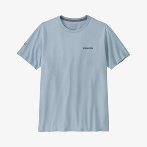 Patagonia Fitz Roy Icon Responsibili-Tee® - Fleck Blue