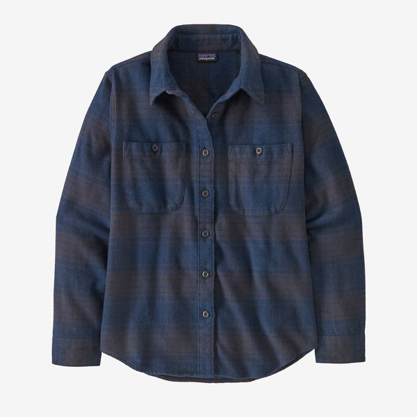 Patagonia Women's Fjord Flannel Shirt - Cascade: Tidepool Blue