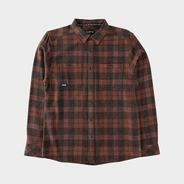 Kavu Big Joe Shirt - Mahogany Brown