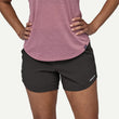 Load image into Gallery viewer, Patagonia Women's Trailfarer Running Shorts - 4½" - Black