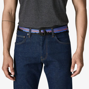 Patagonia Friction Belt - Fitz Roy Belt: Black