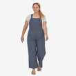 Load image into Gallery viewer, Patagonia Women's Stand Up Cropped Corduroy Overalls - Smoulder Blue