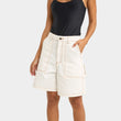 Load image into Gallery viewer, Rhythm Women Camilla Carpenter Jorts - Ivory
