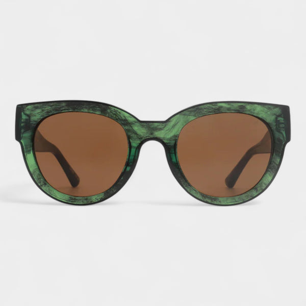A.Kjaerbede Lilly Sunglasses - Green Marble Transparent