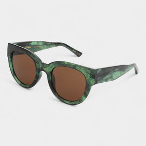 A.Kjaerbede Lilly Sunglasses - Green Marble Transparent