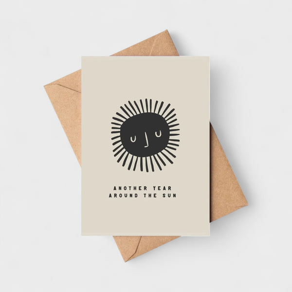 Lauren Marina 'Another Year Around The Sun' Greeting Card