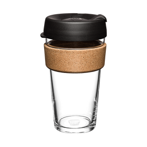 KeepCup Cork Brew 16oz Coffee Cup - Black
