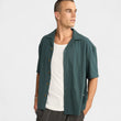 Load image into Gallery viewer, Rhythm Relaxed Texture Short Sleeve Shirt - Teal