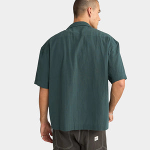Rhythm Relaxed Texture Short Sleeve Shirt - Teal