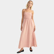 Load image into Gallery viewer, Rhythm Women's Classic Shirred Midi Dress - Rose
