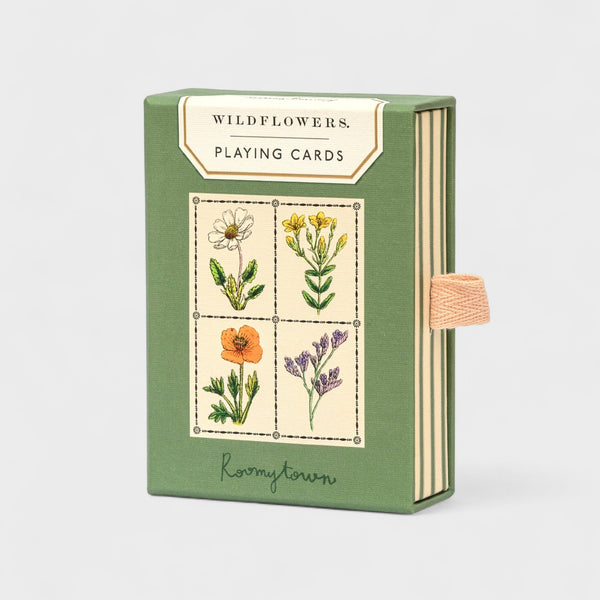 Roomytown Wildflowers Single Playing Card Deck