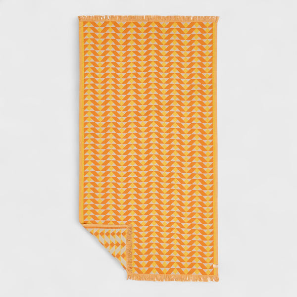 Slowtide Daydream Driftweave Turkish Towel - Curry