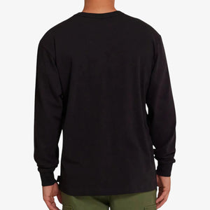 Deus Ex Machina 'DOCKER' Long Sleeve Cordura Tee - Anthracite