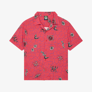 Deus Ex Machina Vibrant Virus Shirt - Strawberry