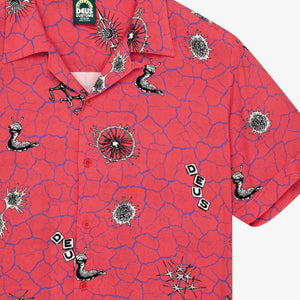 Deus Ex Machina Vibrant Virus Shirt - Strawberry