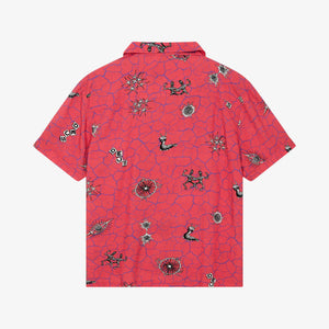 Deus Ex Machina Vibrant Virus Shirt - Strawberry