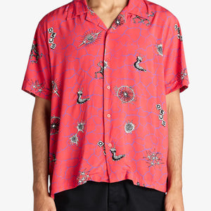 Deus Ex Machina Vibrant Virus Shirt - Strawberry