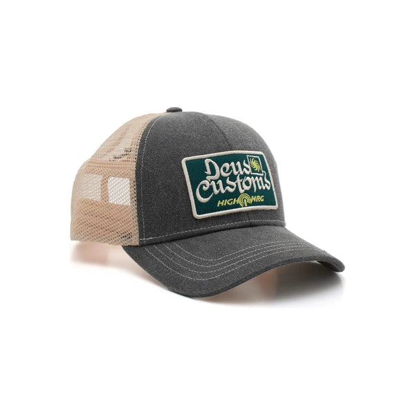 Deus Ex Machina 'Open Head Trucker' Cap - Anthracite