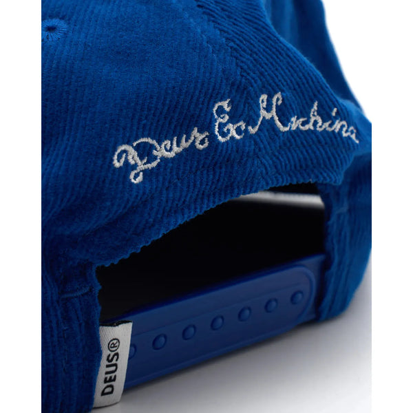 Deus Ex Machina 'Squeak Cord Cap' - Bright Cobalt