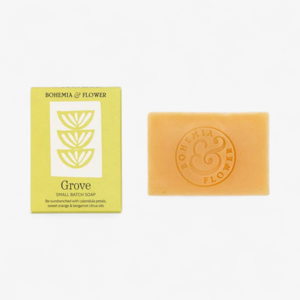 Bohemia & Flower Grove Bar Soap - Spanish Orange, Bergamot & Calendula