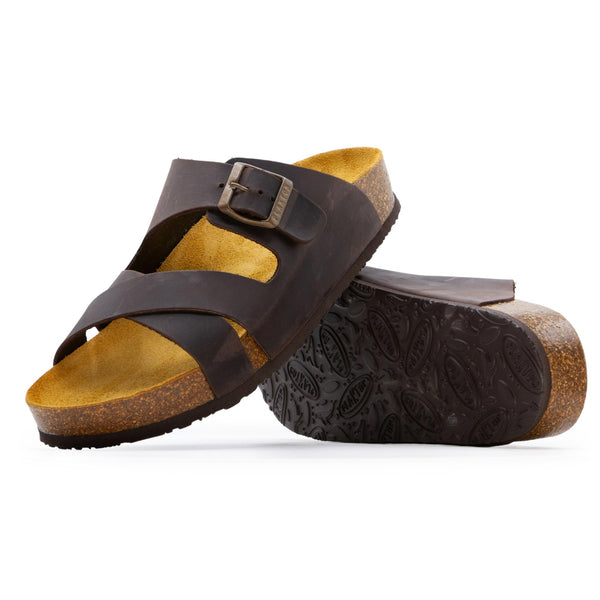 Plakton Women's Elche Platform Sandal - Brown