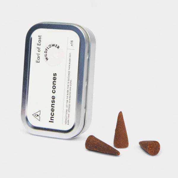 Earl of East | Wild Flower | Incense Cones - 16 pack