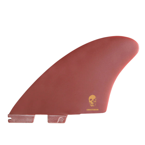 FCS II 'Christenson Keel' Shaper Series PG Surfboard Fins - Blood Red