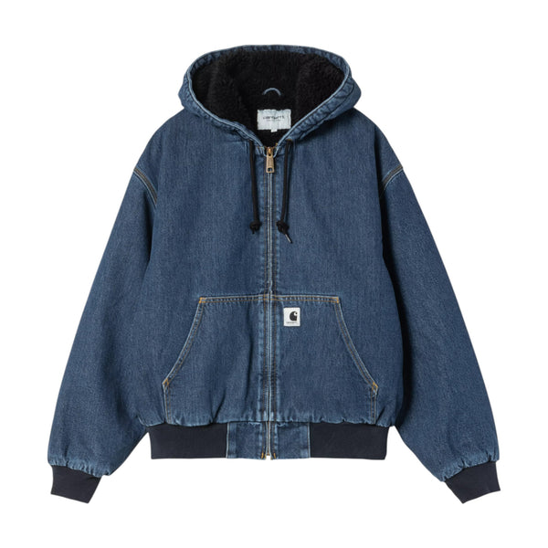 Carhartt Women's OG Active Winter Jacket - Denim Blue, stone washed