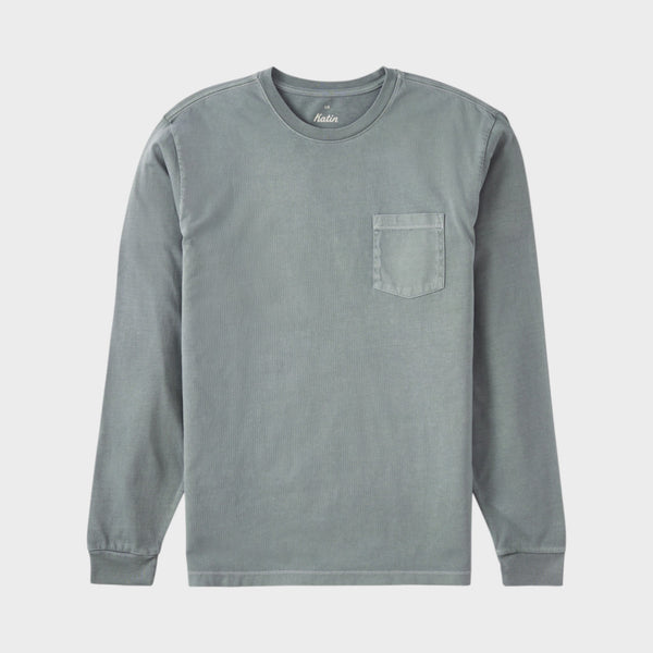 Katin Base Long Sleeve Tee - Dusty Blue