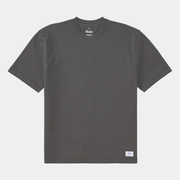 Katin Box Fit Heritage Tee - Black Washed Pigment Dye