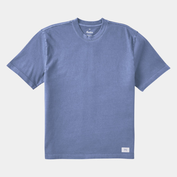Katin Box Fit Heritage Tee - Blue Pigment Dye