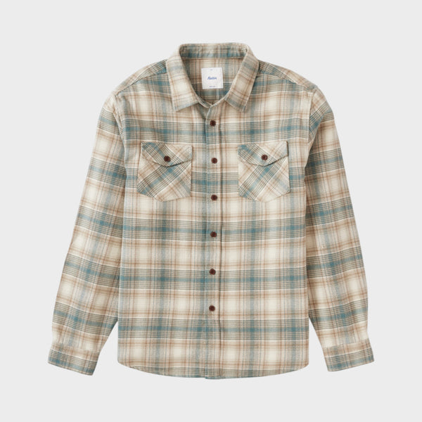 Katin Sierra Flannel Shirt - Atlantic Green