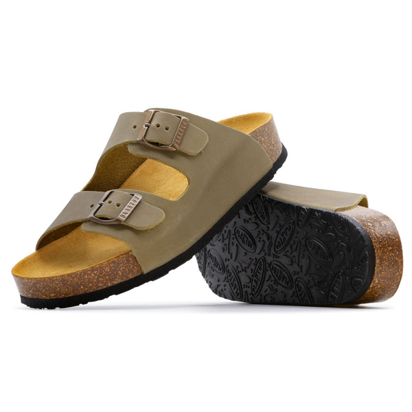 Plakton Women's Malaga Platform Sandal - Khaki