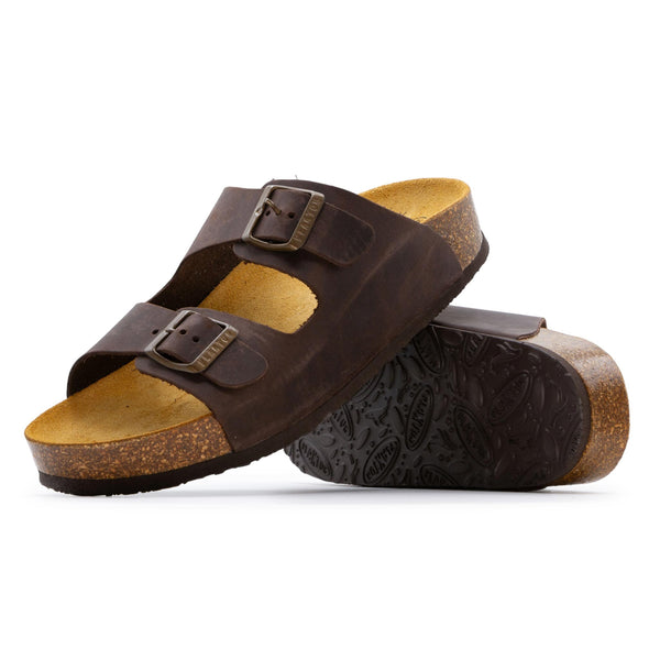 Plakton Women's Malaga Platform Sandal - Brown