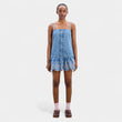 Load image into Gallery viewer, Damson Madder Lana Mini Dress - Embroidered Denim